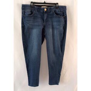 Democracy "Ab" Technology Slim Leg Stretch Jeans size 18